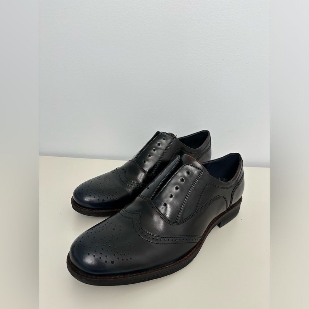 New Lasocki Executive Imperials Leather Wingtip Saddle Oxford Shoes Mens S: 11